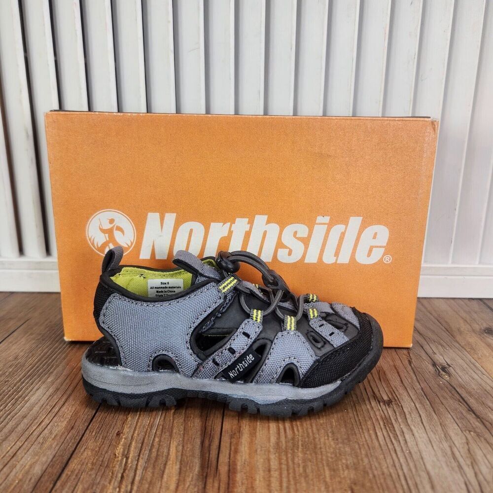 Northside Burke II Sport Sandal Toddler Size 6 Gray Volt Adjustable Water Shoes